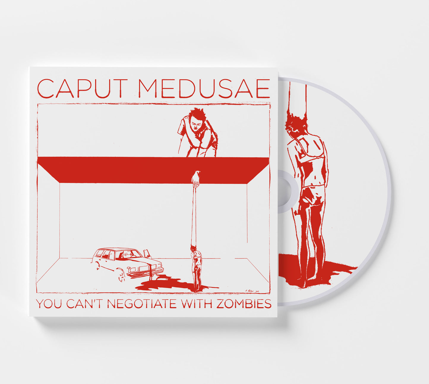 Debut LP on Digipak CD (limited 500, numbered) by Caput Medusae