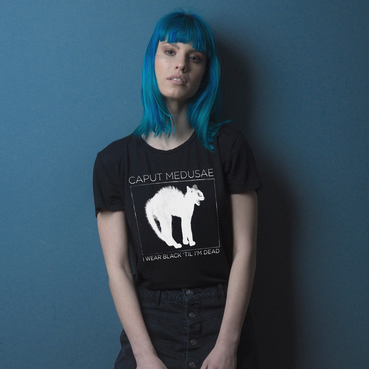 T-shirt 'I Wear Black' by Caput Medusae